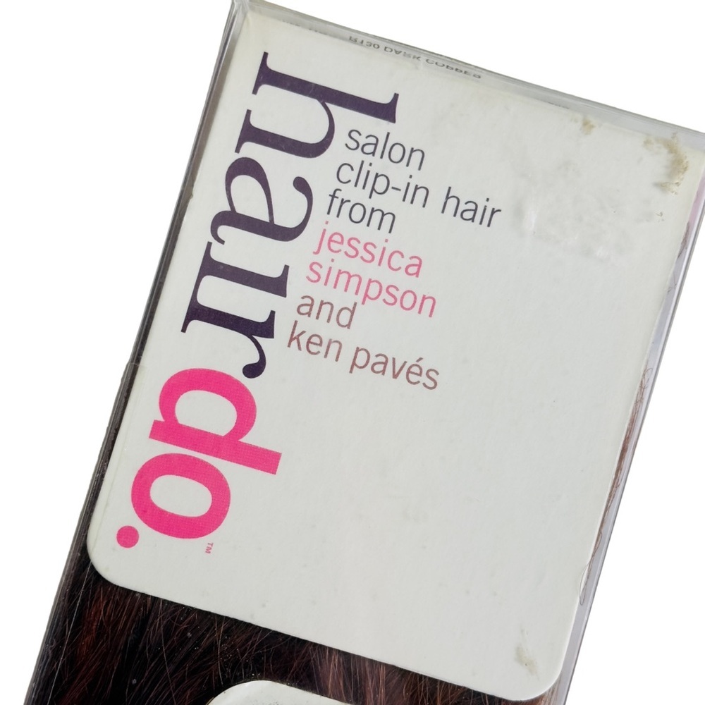 Hair Do Jessica Simpson Dark Copper 15” Clip In Wavy Extension Hair - Picture 8 of 13